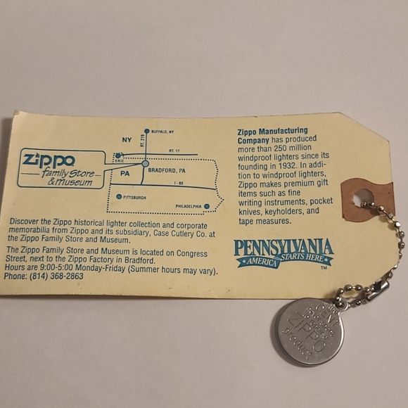 Zippo Guarantee Card The Penny Never Spent - Picture 4 of 8